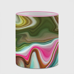 Кружка 3D Color waves, цвет: 3D-розовый кант — фото 2