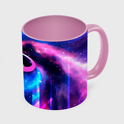 Кружка цветная Infiniti неоновый космос