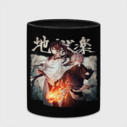 Кружка 3D Jigokuraku Sagiri Jigokuraku Gabimaru, цвет: 3D-белый + черный — фото 2
