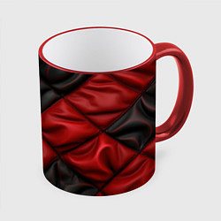 Кружка цветная Red black luxury