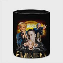 Кружка 3D Eminem, Marshall Mathers, цвет: 3D-белый + черный — фото 2