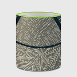 Кружка 3D Стеклянка, цвет: 3D-светло-зеленый кант — фото 2