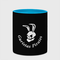 Кружка 3D Guristas pirates black, цвет: 3D-белый + небесно-голубой — фото 2