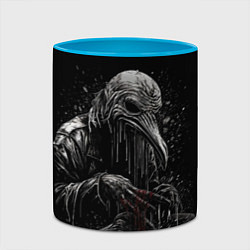Кружка 3D Slipknot - Stay and bleeding, цвет: 3D-белый + небесно-голубой — фото 2