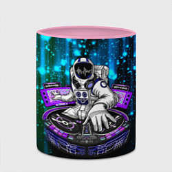 Кружка 3D Space DJ - neon starfall, цвет: 3D-белый + розовый — фото 2