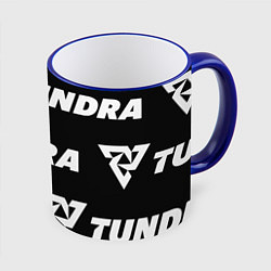 Кружка 3D Tundra Esports black, цвет: 3D-синий кант