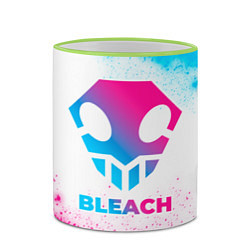 Кружка 3D Bleach neon gradient style, цвет: 3D-светло-зеленый кант — фото 2