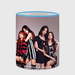 Кружка 3D Blackpink kpop, цвет: 3D-небесно-голубой кант — фото 2