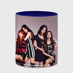 Кружка 3D Blackpink kpop, цвет: 3D-белый + синий — фото 2