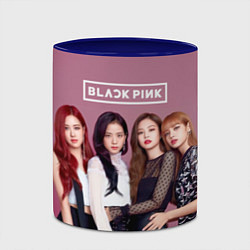 Кружка 3D Blackpink girls, цвет: 3D-белый + синий — фото 2