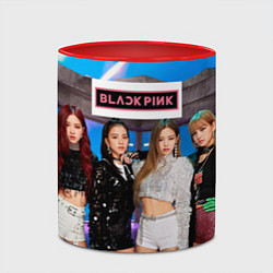 Кружка 3D Kpop Blackpink, цвет: 3D-белый + красный — фото 2
