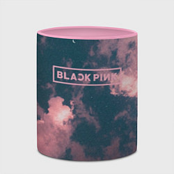 Кружка 3D Blackpink - pink clouds, цвет: 3D-белый + розовый — фото 2