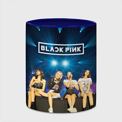 Кружка 3D Blackpink kpop girls, цвет: 3D-белый + синий — фото 2