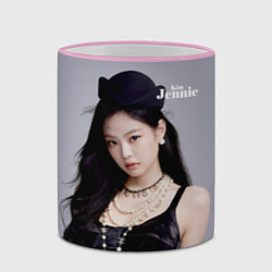 Кружка 3D Blackpink Lady Jennie Kim, цвет: 3D-розовый кант — фото 2