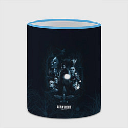 Кружка 3D Персонажи Alan Wake, цвет: 3D-небесно-голубой кант — фото 2