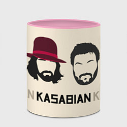 Кружка 3D Kasabian арт, цвет: 3D-белый + розовый — фото 2