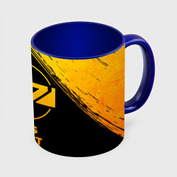 Кружка цветная Mass Effect - gold gradient