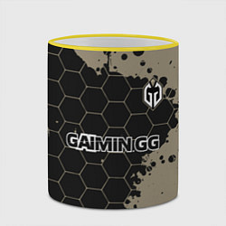 Кружка 3D Gaimin Gladiators форма, цвет: 3D-желтый кант — фото 2