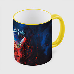 Кружка цветная Sodom Cod red