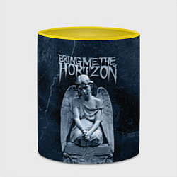 Кружка 3D Bring Me The Horizon Angel, цвет: 3D-белый + желтый — фото 2