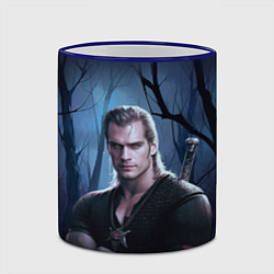 Кружка 3D Ведьмак - Генри Кавилл, цвет: 3D-синий кант — фото 2