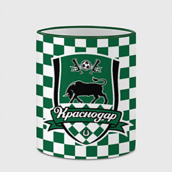 Кружка 3D Краснодар - Футбольный Клуб, цвет: 3D-зеленый кант — фото 2
