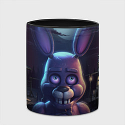 Кружка 3D Bonnie FNAF, цвет: 3D-белый + черный — фото 2