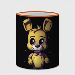 Кружка 3D Spring Bonnie Five Nights at Freddys, цвет: 3D-оранжевый кант — фото 2