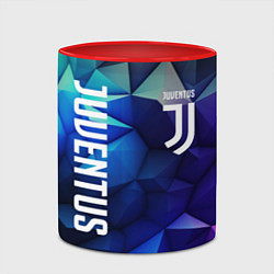 Кружка 3D Juventus logo blue, цвет: 3D-белый + красный — фото 2