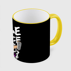 Кружка 3D One piece - gear 5 luffy, цвет: 3D-желтый кант