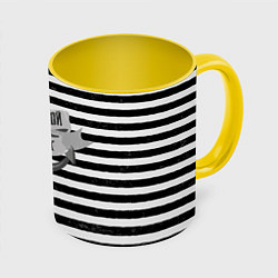 Кружка цветная Морской волк винтажный