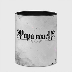 Кружка 3D Papa Roach grey, цвет: 3D-белый + черный — фото 2