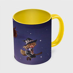 Кружка цветная Touhou Project Reimu Hakurei Marisa Kirisame