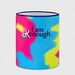 Кружка 3D I Am Kenough Tie-Dye, цвет: 3D-синий кант — фото 2
