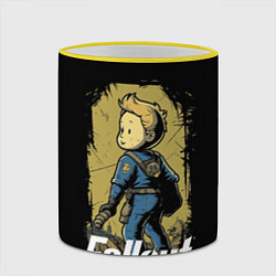 Кружка 3D Fallout boy, цвет: 3D-желтый кант — фото 2