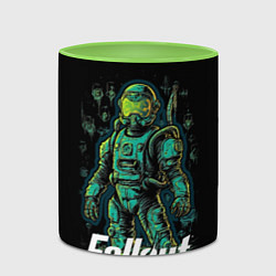 Кружка 3D Fallout poster style, цвет: 3D-белый + светло-зеленый — фото 2