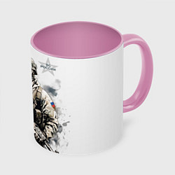 Кружка цветная ВС России спецназ