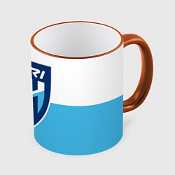 Кружка 3D ФК Нижний Новгород, цвет: 3D-оранжевый кант