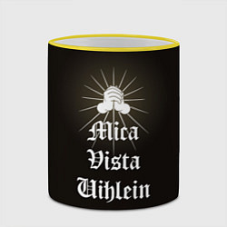 Кружка 3D Mica vista uihlein - Dark and Darker holy purifica, цвет: 3D-желтый кант — фото 2