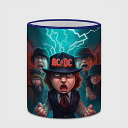 Кружка 3D ACDC cartoon, цвет: 3D-синий кант — фото 2