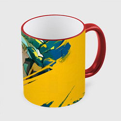 Кружка цветная Cyberpunk Edgerunners Ребекка