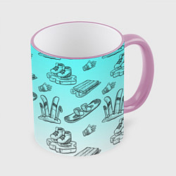 Кружка цветная Перезимуем