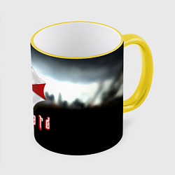 Кружка цветная Raccoon city