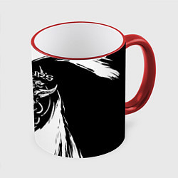 Кружка цветная Baldurs gate 3 - белые завихрения