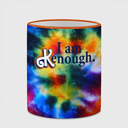 Кружка 3D Барби - i am kenough, цвет: 3D-оранжевый кант — фото 2