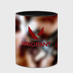 Кружка 3D Valorant riot games, цвет: 3D-белый + черный — фото 2