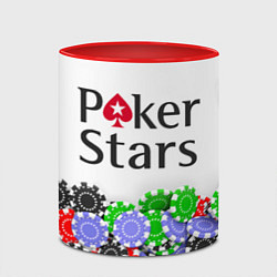 Кружка 3D Poker - игра для удачливых, цвет: 3D-белый + красный — фото 2