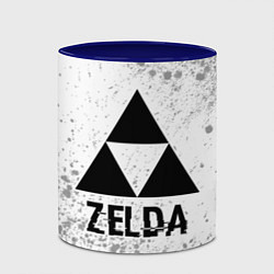 Кружка 3D Zelda glitch на светлом фоне, цвет: 3D-белый + синий — фото 2