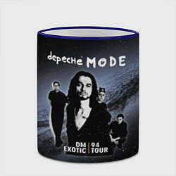 Кружка 3D Depeche Mode - A Band exotic tour, цвет: 3D-синий кант — фото 2