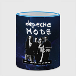 Кружка 3D Depeche Mode - Devotional тур, цвет: 3D-небесно-голубой кант — фото 2